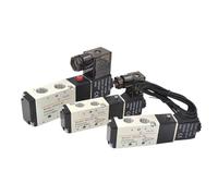 Électrovanne électrique 5/2 voies, vanne de commande réinitialisation 4V210-08 4V310-10 4V410-15, décharge gaz étanche à l'eau et la poussière(220v,4V410-15)
