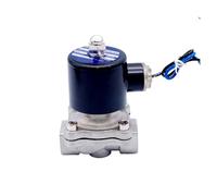 Électrovanne électrique à action directe 12 V CC 2W-250-25B, filetage NPT, 1" en acier inoxydable(24V DC)