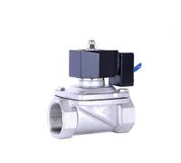 Électrovanne électrique à économie d'énergie, normalement fermée, filetage femelle en acier inoxydable, peut être alimentée 24 heures sur 24, 12 V, 24 V, 220 V(Nbr-seal-110vac,0.75 Inch)
