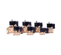 Électrovanne électrique à économie d'énergie, normalement fermée, Filetage Femelle en Laiton, Bobine, Peut être alimentée 24 Heures sur 24, 12 V, 24 V, 220 V(NBR-SEAL-12VDC-CLOSED)