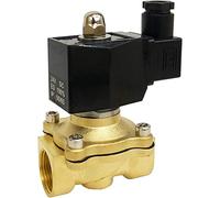 Électrovanne électrique à gaz 1/4 3/8 1/2 3/4 1" normalement fermée pneumatique eau huile air colle gaz 12 V 24 V 220 V 110 V utile (Dc12V, DN40)