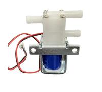Électrovanne électrique à trois voies à deux positions DC 6 V/12 V/24 V N/ON/C Électrovanne électromagnétique eau-alcool Prévention de la corrosion(12V)