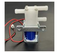 Électrovanne électrique à trois voies deux positions DC 6V /12V/ 24V, vanne d'eau électromagnétique N/ON/C Réponse sensible(12V)