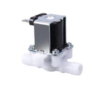 Électrovanne électrique CC 12 V 24 V 220 V - Vanne d'admission magnétique normalement fermée for le contrôle du débit d'eau et d'air(12V_NORMALLY OPEN)