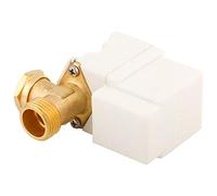 Électrovanne électrique DC 12V G1/2, haute qualité, normalement fermée N/C, arrêt d'eau automatique, matière plastique en laiton pour chauffe-eau solaire, irrigation par