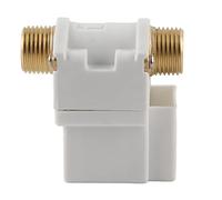 Électrovanne électrique DC 12V G1/2 normalement fermée, interrupteur d'arrêt d'eau automatique en plastique de haute qualité pour chauffe-eau solaire, irrigation par pulvérisation