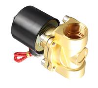 Électrovanne électrique de 3/4 pouces, type NC normalement fermé, corps en alliage de zinc AC pour pipeline de gazole eau-air, vanne de contrôle de pression 0,8 MPa