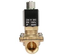 ÉLECTROVANNE ÉLECTRIQUE DN20 SANS RÉGULATEUR DE FLUIDE EN LAITON G3/4 ÉLECTROMAGNÉTIQUE ADAPTÉ AUX HAUTE TEMPÉRATURES (DC24V)