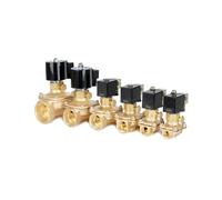 Électrovanne électrique en laiton, 1/2 "3/4" 1 "1-1/4" 1-1/2 "2", avec interrupteur d'urgence manuel, AC220 DC24V for eau, huile et Air pour un débit accru(DN40,G_DC24V_ORDINARY TYPE)