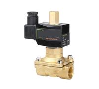 Électrovanne électrique en laiton 1,27 cm 110 V AC NBR Joint normalement ouvert (air, gaz, carburant)