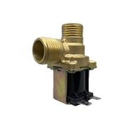 Électrovanne électrique en laiton 220 V DC 12 V 24 V DN15 G1/2 1/2" Interrupteur d'entrée d'eau normalement fermé avec filtre (24 V _ normalement fermé)