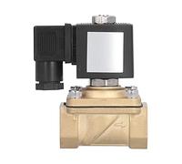 Électrovanne électrique en laiton à diaphragme normalement fermé, filetage G 1,9 cm de rechange pour air, eau, huile, gaz, kérosène avec marque de flèche pour une installation facile (DC12 V)