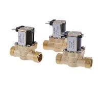 Électrovanne électrique en laiton for chauffe-eau Sola, 12V 24V AC 220V G1/2 '', 1 pièce(220V)