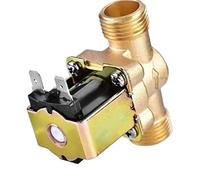 Électrovanne électrique en laiton G1/2'' N/C 12 V 24 V 220 V G3/4'', interrupteur de débit d'entrée d'eau et d'air(3/4",12V)