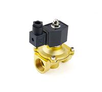 Électrovanne électrique en laiton normalement fermé - Pour eau, gaz, pétrole, gaz - DN15 DN20 DN25 avec joint NBR/FKM(Nbr Seal-dc12v DN20)