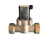 Électrovanne électrique en laiton normalement fermée 3/4 femelle vers femelle, interrupteur magnétique, DC 12 V, 24 V, AC 110 V, 220 V, vanne d'eau chaude solaire(220V)