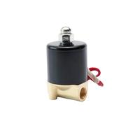 Électrovanne électrique en laiton normalement fermée de 1/4 pouces, for eau, pétrole, gaz(BSP_24VDC)