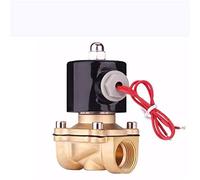 Électrovanne électrique en laiton normalement fermée DN8 DN10 DN15 DN20 DN25 N/C, vanne pneumatique for eau, huile et Air 12V/24V/220V/110V(12V-3A-BRASS - COPPER COIL,DN15-24H-use)