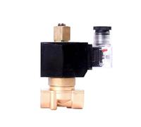 Électrovanne électrique en laiton normalement ouverte, 1/2 "3/4" 1 "2" 15 20 25, vanne de commutation d'eau à filetage interne 12V 24V 110V 220V(1-1/2 inches,VITON-SEAL_24VAC_NORMAL OPEN)