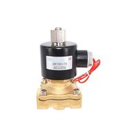Électrovanne électrique en laiton normalement ouverte N/O DN15 1/4", 3/8", 1/2", 3/4", 1", 12 V, 24 V, 220 V, 110 V, for eau, pétrole, gaz(2K160-15,AC110V)