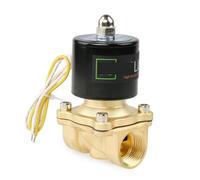 - Électrovanne électrique en laiton NPT 110 V AC normalement fermée NBR de 1,9 cm