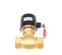Électrovanne électrique en laiton US/2L 1 1/4" 1 1/2" 2" généralement fermée 12 V 24 V 220 V 110 V Vanne pneumatique for eau, pétrole, gaz(US-40,DC12V)