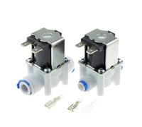 Électrovanne Électrique En Plastique 12 V 24 V 220 V, Normalement Fermée, Raccord Rapide For Tuyau 1/4" 3/8", Système D'osmose Inverse RO(AC 110V_CLOSED)