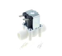 Électrovanne électrique en plastique à filetage mâle 1/2, 12V 24V 220V, vanne d'eau à entrée fermée normale, système d'osmose inverse d'eau RO(DC 24V,NO (Normally Open))