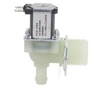 Électrovanne électrique en plastique de vanne d'entrée d'eau G3/4 normalement fermée AC220V/240V en acier inoxydable en nylon durable pour les distributeurs d'eau de fontaines à