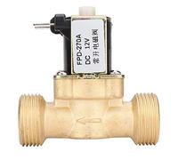 Électrovanne électrique, G3/4" Électrovanne en laiton normalement ouverte, Vanne électromagnétique Robinet d'eau, interrupteur d'arrivée d'eau, facile à installer(DC12V)