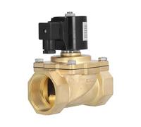 Électrovanne électrique normalement fermée à diaphragme, DC 12 V, 24 V, AC 110 V, 220 V, for 2W41-50GBN, convient for l'eau, le pétrole et le gaz(AC 110V)