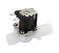 Électrovanne Électrique Normalement Fermée, AC 110V 220V DC 12V 24V G1/2, Magnétique 4.8W 6W, Contrôleur De Pression D'eau Et D'air, Interrupteur 80MM, Pièces De Machine À Laver(DC12V 4.8W)