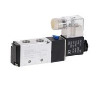 Électrovanne électrique pneumatique, 5 voies, 2 bits, contrôle d'air, magnétique, 4V210-08, 12V, 24V, 220V, tension de bobine(4V210-08 Only,AC110V)