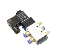Électrovanne électrique pneumatique, 5 voies, 2 positions, contrôle de l'air et du gaz magnétique 4V210-08 12V 24V 110V 220V, bobine Volt(4V210-08 w SL4-02,AC220)