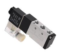 Électrovanne électrique pneumatique, 5 voies, 2 positions, contrôle de l'air et du gaz magnétique 4V210-08 12V 24V 220V, bobine Volt(4V210-08 w PC10-02,AC220V)
