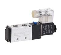 Électrovanne électrique pneumatique, 5 voies, 2 positions, contrôle de l'air et du gaz, vanne magnétique 4V210-08 12V 24V 220V LiMePng(4V210 08 Only,DC24V)