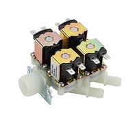 Électrovanne électrique, vanne d'entrée d'eau N/C, DC 12 V DN20 G3 / 4 "1 in 4 out Vanne électromagnétique en plastique normalement fermée Vanne de vidange d'eau