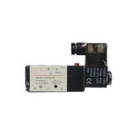 Électrovanne électromagnétique 24 V 4V210-08 4V210-08-10 24 DC 4V410-15 4V110-06 AC220 DC12 AC24(Black)