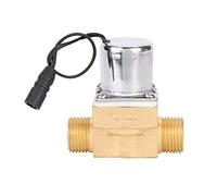 Électrovanne, électrovanne électrique électromagnétique à impulsion d'eau 6 V utilisée pour le capteur d'urinoir de salle de bains de nettoyeur à induction (B Valve droite en cuivre pour urinoir