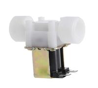 Électrovanne Électrovanne magnétique en plastique 1/2" for distributeur d'eau potable, contrôleur de pression pneumatique for machine à laver Vanne(3/4",12V)