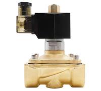 Électrovanne, Électrovanne normalement ouverte en laiton, G3/8" à G1", joint NBR EPDM VITON, AC110V DC12V 24V, vanne d'eau résistante aux hautes températures IP65,Résistante à la corrosion(1",DC 24V)