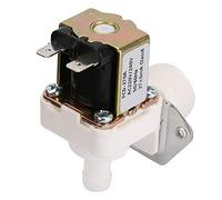 Electrovanne, Electrovanne pour Machine à Glaçons, AC 220V N/C Normalement Fermée, électrovanne en Plastique pour Contrôle D'entrée D'eau, Isolation de Classe E, Filetage 3/4