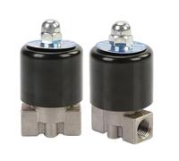 Électrovanne en acier inoxydable 1/8" 1/4" DN8 normalement fermée/ouverte 110 V 220 12 24(G-240vac-normally Closed,0.25 Inch)