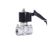 Électrovanne en acier inoxydable basse pression normalement fermée 24v 32 1-1/4 pouces for fontaine musicale(2A-32B EPDM,BSP_120VAC)
