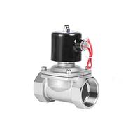 Électrovanne en acier inoxydable de 2 pouces, eau normalement fermée, électrovanne 220V 12V 24V 110V(Bsp-380vac-nbr-seal)