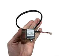 Électrovanne en fonte d'aluminium pour compresseurs d'air - Fonction de déchargement, purge et clapet anti-retour, fonctionnement silencieux, 10 × 1 mm, compatible avec Pneum(A)