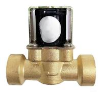 Électrovanne en laiton 24 V normalement fermée avec port de 1,27 cm pour le contrôle de l'eau dans les systèmes hydrauliques et pneumatiques avec filetage mâle et femelle (SEN-SZ21NA)