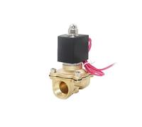 Électrovanne en laiton 3/4" 24 V 12 V 220 V 110 V IP65 Normalement fermée Vanne électromagnétique en laiton (NPT_220VAC_VITON-SEAL)
