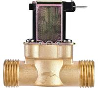 Electrovanne en laiton, AC 220V, régulation du débit d'eau, durable et résistante à la corrosion