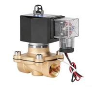 Électrovanne en laiton, DC 24 V, normalement fermée, vanne électromagnétique à action directe, eau/air, utilisation extérieure, contrôle industriel